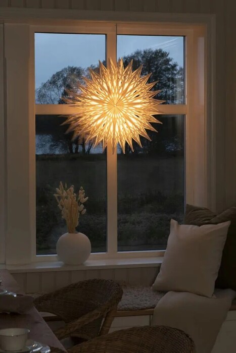 Adventsstjärna Blomma Vit Ø60 cm Konstsmide